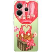 Прозорий чохол BoxFace Xiaomi Redmi Note 14 4G Valentine Dwarfs