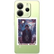 Прозорий чохол BoxFace Xiaomi Redmi Note 14 4G Stranger Things