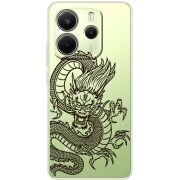 Прозорий чохол BoxFace Xiaomi Redmi Note 14 4G Chinese Dragon