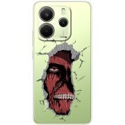 Прозорий чохол BoxFace Xiaomi Redmi Note 14 4G Нападение Титана