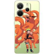 Прозорий чохол BoxFace Xiaomi Redmi Note 14 4G Naruto and Kurama
