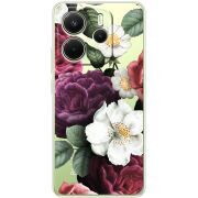 Прозорий чохол BoxFace Xiaomi Redmi Note 14 4G Floral Dark Dreams