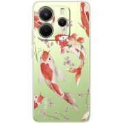 Прозорий чохол BoxFace Xiaomi Redmi Note 14 4G Japanese Koi Fish