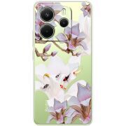 Прозорий чохол BoxFace Xiaomi Redmi Note 14 4G Chinese Magnolia