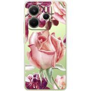 Прозорий чохол BoxFace Xiaomi Redmi Note 14 4G Rose