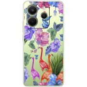 Прозорий чохол BoxFace Xiaomi Redmi Note 14 4G Flamingo