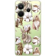 Прозорий чохол BoxFace Xiaomi Redmi Note 14 4G Cotton and Rabbits