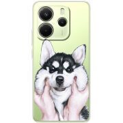 Прозорий чохол BoxFace Xiaomi Redmi Note 14 4G Husky