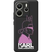 Чорний чохол BoxFace Xiaomi Redmi Note 14 4G EU version Pink Karl
