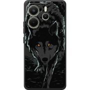 Чорний чохол BoxFace Xiaomi Redmi Note 14 4G EU version Wolf