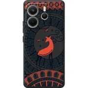 Чорний чохол BoxFace Xiaomi Redmi Note 14 4G EU version Ornament