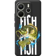Чорний чохол BoxFace Xiaomi Redmi Note 14 4G EU version Fish