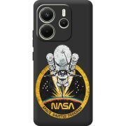 Чорний чохол BoxFace Xiaomi Redmi Note 14 4G EU version NASA Spaceship
