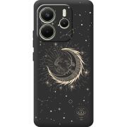 Чорний чохол BoxFace Xiaomi Redmi Note 14 4G EU version Moon