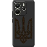 Чорний чохол BoxFace Xiaomi Redmi Note 14 4G EU version Ukrainian Trident