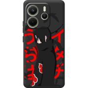 Чорний чохол BoxFace Xiaomi Redmi Note 14 4G EU version Учиха Итачи