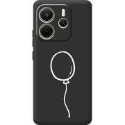 Чорний чохол BoxFace Xiaomi Redmi Note 14 4G EU version Balloon