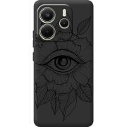 Чорний чохол BoxFace Xiaomi Redmi Note 14 4G EU version Eye