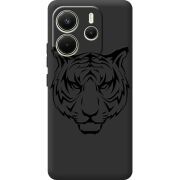 Чорний чохол BoxFace Xiaomi Redmi Note 14 4G EU version Tiger