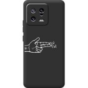 Черный чехол BoxFace Xiaomi 13 Pew Pew