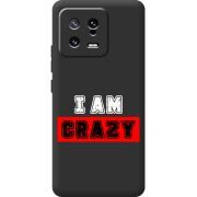Черный чехол BoxFace Xiaomi 13 I'm Crazy
