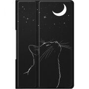 Чохол для Lenovo Tab Plus Місячний кіт