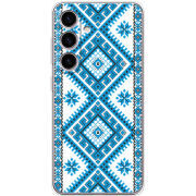 Чохол BoxFace Samsung Galaxy S25 (S931) Блакитний Орнамент