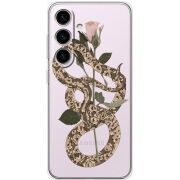 Прозорий чохол BoxFace Samsung Galaxy S25 (S931) Glamor Snake