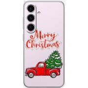 Прозорий чохол BoxFace Samsung Galaxy S25 Holiday Car