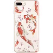 Прозрачный чехол Uprint Apple iPhone 7/8 Plus Japanese Koi Fish