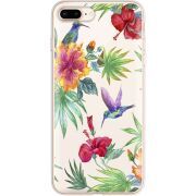Прозрачный чехол Uprint Apple iPhone 7/8 Plus Tropical