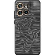 Чорний чохол BoxFace Motorola Edge 50 Neo Optical Hand