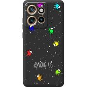 Чорний чохол BoxFace Motorola Edge 50 Neo Among Us Invisible