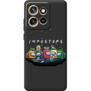 Чорний чохол BoxFace Motorola Edge 50 Neo Among Us Impostors