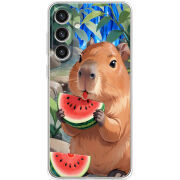 Чехол BoxFace Samsung Galaxy S25 Plus (S936) Капібара з кавуном
