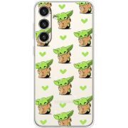 Прозорий чохол BoxFace Samsung Galaxy S25 Plus (S936) Pattern Baby Yoda