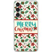 Прозорий чохол BoxFace Samsung Galaxy S25 Plus (S936) Vintage Christmas Pattern