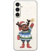 Прозорий чохол BoxFace Samsung Galaxy S25 Plus (S936) Christmas Deer with Snow
