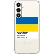 Прозорий чохол BoxFace Samsung Galaxy S25 Plus (S936) Pantone вільний синій