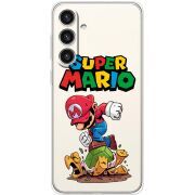 Прозорий чохол BoxFace Samsung Galaxy S25 Plus (S936) Super Mario