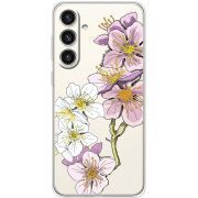 Прозорий чохол BoxFace Samsung Galaxy S25 Plus (S936) Cherry Blossom