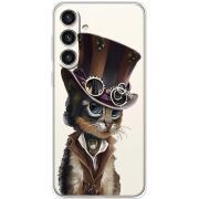Прозорий чохол BoxFace Samsung Galaxy S25 Plus (S936) Steampunk Cat