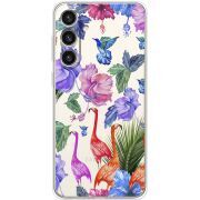 Прозорий чохол BoxFace Samsung Galaxy S25 Plus (S936) Flamingo