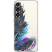 Прозорий чохол BoxFace Samsung Galaxy S25 Plus (S936) Feathers
