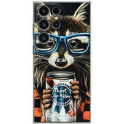 Чохол BoxFace Samsung Galaxy S25 Ultra Енот с банкой