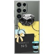 Прозорий чохол BoxFace Samsung Galaxy S25 Ultra Fashion Pug