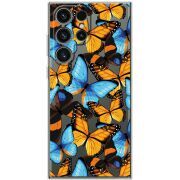Прозорий чохол BoxFace Samsung Galaxy S25 Ultra Butterfly Morpho