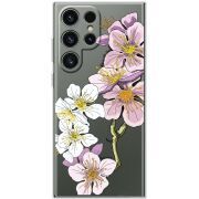 Прозорий чохол BoxFace Samsung Galaxy S25 Ultra Cherry Blossom