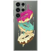Прозорий чохол BoxFace Samsung Galaxy S25 Ultra Donuts