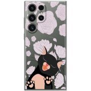 Прозорий чохол BoxFace Samsung Galaxy S25 Ultra Meow